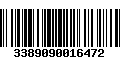 Código de Barras 3389090016472