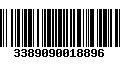 Código de Barras 3389090018896