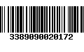 Código de Barras 3389090020172