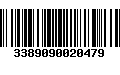 Código de Barras 3389090020479