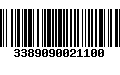 Código de Barras 3389090021100