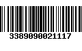 Código de Barras 3389090021117