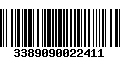 Código de Barras 3389090022411