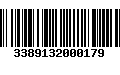 Código de Barras 3389132000179