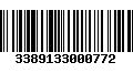 Código de Barras 3389133000772