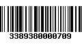 Código de Barras 3389380000709