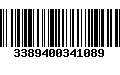 Código de Barras 3389400341089