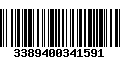 Código de Barras 3389400341591