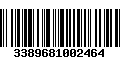 Código de Barras 3389681002464