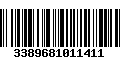 Código de Barras 3389681011411