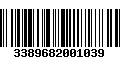 Código de Barras 3389682001039