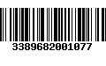 Código de Barras 3389682001077