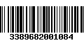 Código de Barras 3389682001084