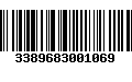 Código de Barras 3389683001069