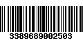 Código de Barras 3389689002503