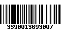 Código de Barras 3390013693007