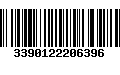 Código de Barras 3390122206396