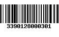 Código de Barras 3390128000301