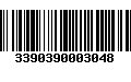 Código de Barras 3390390003048