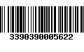 Código de Barras 3390390005622