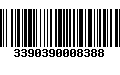 Código de Barras 3390390008388