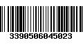 Código de Barras 3390506045023