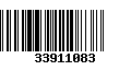 Código de Barras 33911083