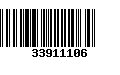 Código de Barras 33911106