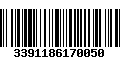 Código de Barras 3391186170050