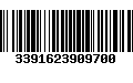 Código de Barras 3391623909700