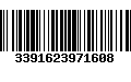 Código de Barras 3391623971608