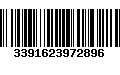 Código de Barras 3391623972896