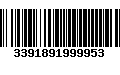 Código de Barras 3391891999953