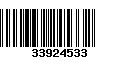 Código de Barras 33924533