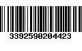 Código de Barras 3392590204423