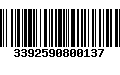 Código de Barras 3392590800137