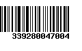 Código de Barras 339280047004