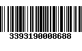 Código de Barras 3393190008688