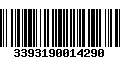 Código de Barras 3393190014290