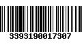 Código de Barras 3393190017307