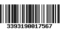 Código de Barras 3393190017567