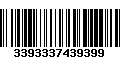 Código de Barras 3393337439399