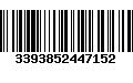 Código de Barras 3393852447152