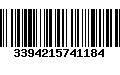 Código de Barras 3394215741184