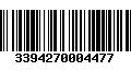 Código de Barras 3394270004477