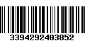 Código de Barras 3394292403852