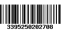 Código de Barras 3395250202708