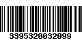 Código de Barras 3395320032099