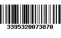 Código de Barras 3395320073870