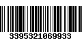 Código de Barras 3395321069933